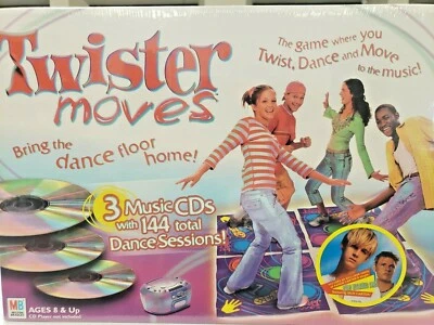 New! Twister Moves 144 Total Dance Sessions Twist Dance Moves Game Hasbro  - Image 1 of 3