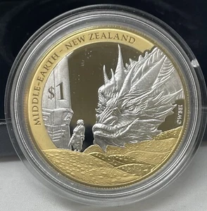 2014 The Hobbit Battle Of 5 Armies New Zealand $1 Proof #04-05 - Picture 1 of 4