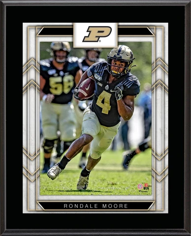 Rondale Moore Purdue Boilermakers 10.5" x 13" Player Plaque Cover