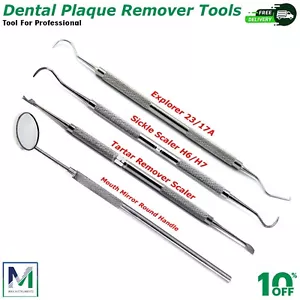 4-teiliges kleines Dental Prophy Instruments Kit mündliche Untersuchung tierärztliche Waage - Bild 1 von 4