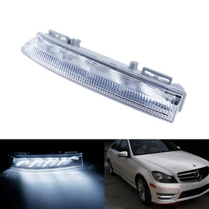 Droite LED Feux de Jour Diurnes Blanc Pour Mercedes C E SLK Class W204 W212 R172 - Photo 1/12