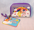 NEW WITH TAG CARE BEARS PURPLE  COIN WALLET 3' x 4-1/2'