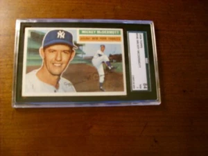 MICKEY MCDERMOTT 1956 TOPPS #340 (LAST CARD IN SET) SGC 84 NM 7!!!! - Picture 1 of 2