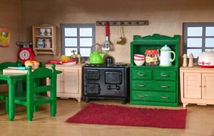 Sylvanian Country Küchenset. Herd Spüle Kommode Vintage Tomy Calico Critters - Bild 1 von 5