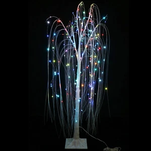1.8m Weeping Willow Tree Colour Change MULTI LED Indoor Outdoor Christmas Xmas - Picture 1 of 5