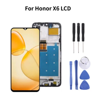 LCD Digital Display Screen Assembly For Huawei Honor X6 Phone Repair Parts+Frame - Image 1 of 4
