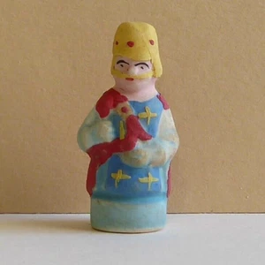 Fève Jeu d'Echec bleu & rouge - 2006 - Roi bleu - Picture 1 of 1