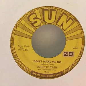 JOHNNY CASH 7" VINYL SINGLE , NEXT IN LINE / DON,T MAKE ME GO - Picture 1 of 2