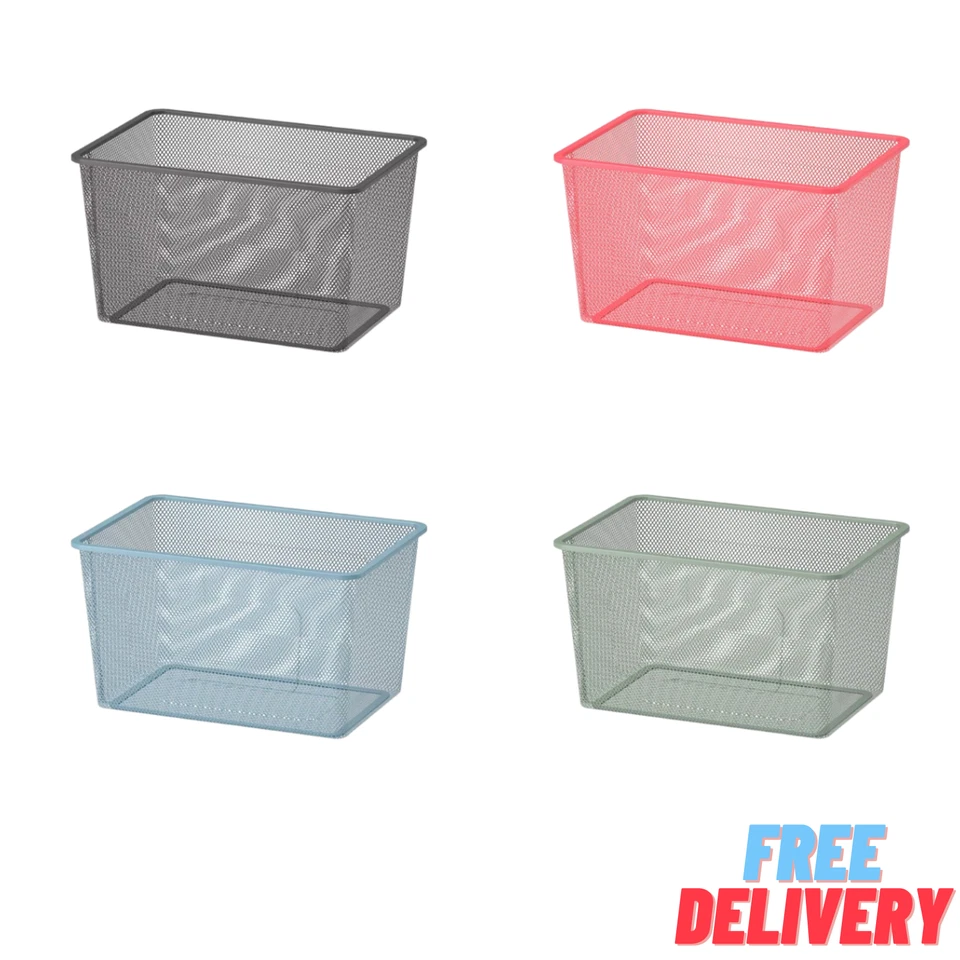 IKEA TROFAST Mesh Storage Box Stackable Steel Basket Home Organizer 42x30x23cm - Image 1 of 1