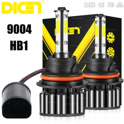 9004 HB1 LED Headlight Bulbs For Dodge Ram 1500 2500 3500 1994-2001 Hi Low Beam - Image 1 of 4