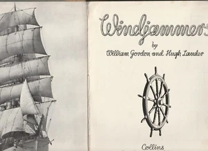 MARITIME ,WINDJAMMERS bY WILLIAM GORDON & HUGH LAVENDER , 1938 - Picture 1 of 1
