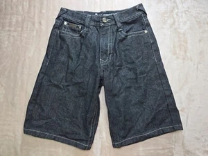 Pantalones Cortos Meca Jean Para Hombre Talla 32 Pantalones Cortos Sueltos Y2K Pierna Ancha Bordados Patinador - Imagen 1 de 11