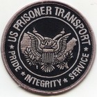 US PRISONER TRANSPORT subdued WASHINGTON DC FEDERAL DOC CORRECTIONS police PATCH