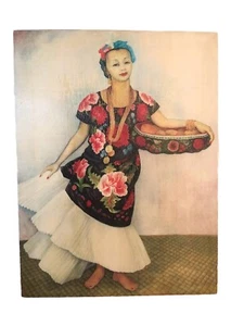 Diego Rivera Canvas Print of Dolores Olmedo Friend of Frida Kahlo Mexico Art - Picture 1 of 6