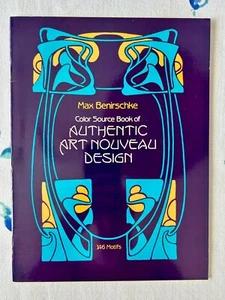 Max Benirschke - Color Source Book of Authentic Art Nouveau Designs - 146 Motifs - Picture 1 of 3