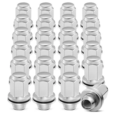 24Pc Chrome 12x1.5 Factory Lug Nut Jaguar S-Type F-Type XJ XF XK C2C35294010 Foto 1 de 4
