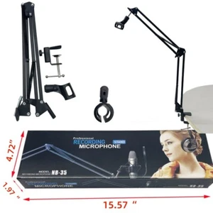70cm Desktop Foldable Microphone Stand Professional Microphone Stand Cantilever - Picture 1 of 18