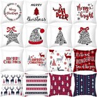 45cm Christmas Cushion Cover Navidad Merry Christmas Decorations For Home