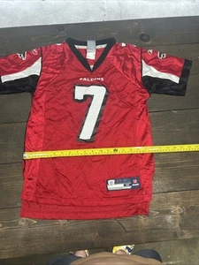 MICHAEL VICK #7 REEBOK NFL ATLANTA FALCONS YOUTH MEDIUM RED JERSEY - Picture 1 of 4