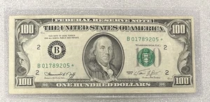 1974 New York $100 STAR Note FRN B01789205* Fr. 2167-B *NICE RARE BILL* BL6 - Picture 1 of 2
