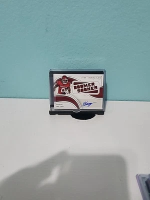 2023 Eric Gray Panini Immaculate Collegiate Jersey Patch Auto /99 OU Sooners - Image 1 of 2