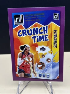 2025 Donruss WNBA Aaliyah Edwards Crunch Time Purple Press Proof SP MINT π₯ππ₯ - Picture 1 of 6