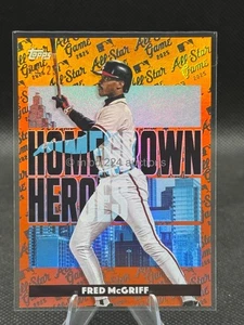 2025 TOPPS All Star Game - Fred McGriff /25 Orange Foil #HH-16 Hometown Heroes - Picture 1 of 2