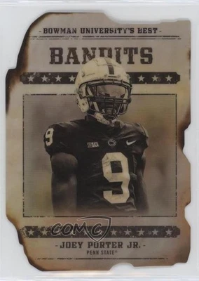 2022-23 Bowman U Gunslingers & Bandits Die-Cuts Joey Porter Jr #GB-7 - Image 1 of 2