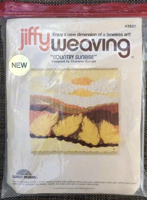 Kit de tejido vintage Sunset Designs Jiffy Country Sunrise Foto 1 de 3