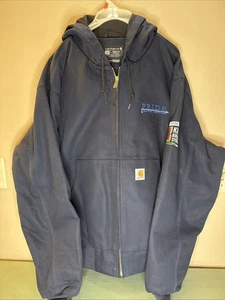 Carhartt Herren Thermo gefütterte Active Jacke 0J0131-M Navy Gr. L Loose Fit Neu ohne Etikett - Bild 1 von 13