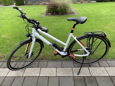 TOP Rose MULTI STREET, 26 Zoll, weißer Alurahmen Mit 21 Gang Shimano Schaltung. - Bild 1 von 4