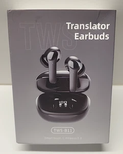 Intelligent Translator Earbuds 144 Languages Real Time AI Voice TWS-B11 - Picture 1 of 3