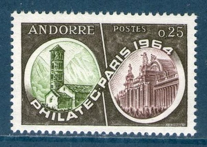 ANDORRA BRIEFMARKE 171 NEU XX LUXUSQUALITÄT - PHILATEC 1964 PARIS - Bild 1 von 1