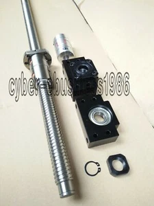 1 pcs DFU2505--800mm Anti-backlashed Ballscrew &BF20/BK20 Kit - Picture 1 of 5
