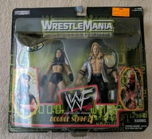 WWF WrestleMania Chyna Chris Jericho  Jakks Figure 2 pack - Minor card damage - Picture 1 of 5