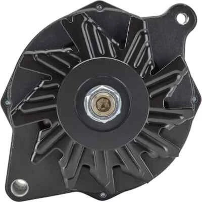 Black SB Ford 1G Style 110 AMP 1 Wire Alternator Mustang 289 302 351 V8 10SI - Image 1 of 2