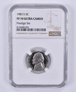 1983-S Jefferson Nickel Prestige Set PF70 UCAM NGC Brown Label - Picture 1 of 5