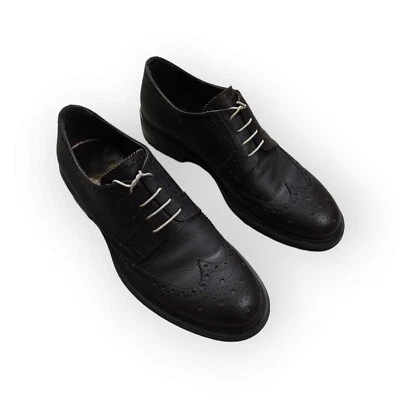 Brooks Brothers Wingtip Leather Lace Up Dress Shoes Mens 10 Made in Italy - Image 1 of 4