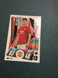 TOPPS MATCH ATTAX 2020-21 🏆 BRANDON WILLIAMS 🔴🔴 MANCHESTER UTD - Picture 1 of 1