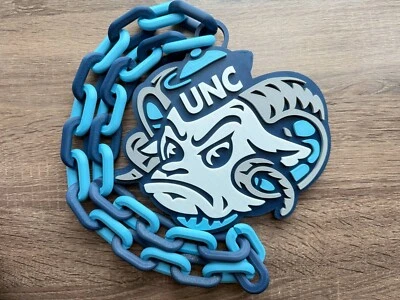 Collar de gran tamaño North Carolina Tar Heels V2, cadena Hype [Hecho a pedido] Foto 1 de 4