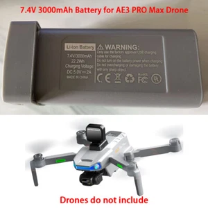 Original 7.4V 3000mAh Battery Spare Parts for AE3 PRO Max Drone Quadcopter - Imagen 1 de 1