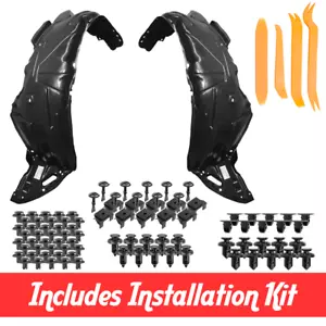 Front Fender Liner Set w/ Clip Kit For 2006-2011 Honda Civic Coupe HO1250106 - Picture 1 of 4
