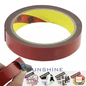 9.8FTx0.78in Double Sided Tape Heavy Duty Mounting Adhesive for Car Home Office - Picture 1 of 17