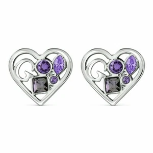 GUESS UBE84107 Ohrstecker Ohrringe Herz Edelstahl Silber mit Kristallen - Bild 1 von 1