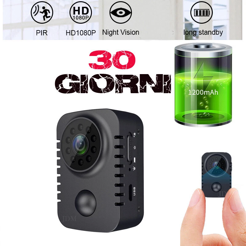 Micro Telecamera infrarossi visione notturna spia microcamera mini micro pir - Immagine 1 di 4