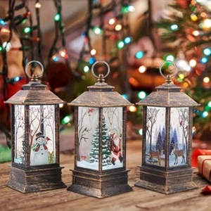 3-piece Christmas Mini LED lantern, Christmas home decoration lantern - Picture 1 of 11