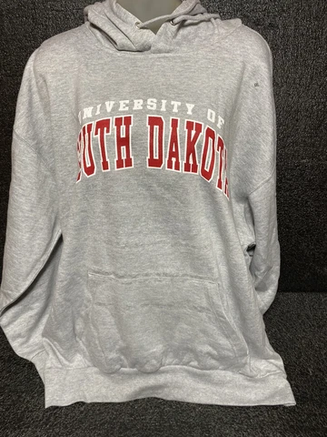 Vtg University Of South Dakota Hooded Sweatshirt Sz 4Xl Cover