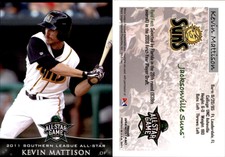 Kevin Mattison 2011 Grandstand Jacksonville Suns #NNO Card *AutographDen*
