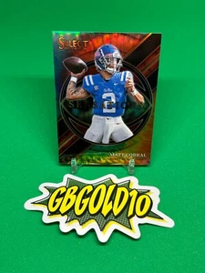 2022 Panini Select Draft Picks - Sensations Matt Corral Tie Dye /25 - Picture 1 of 2