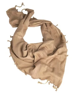 SCIARPA MILITARE KEFIAH SHEMAG MIL-TEC DI COLORE COYOTE TAN 100% COTONE - Foto 1 di 1